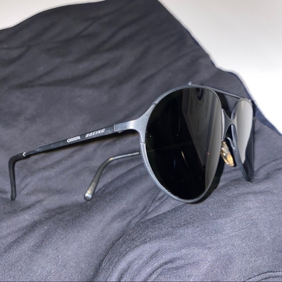 Carrera Boeing Black Carbon Aviator Sunglasses - Picture 12 of 15